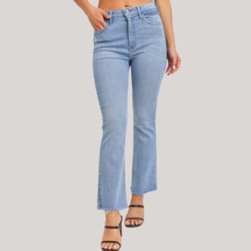 Just Black Denim U.S.A. HR Kick Flare Jeans - Picture 3 of 7